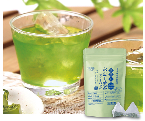深蒸し水出し煎茶ティーバッグ